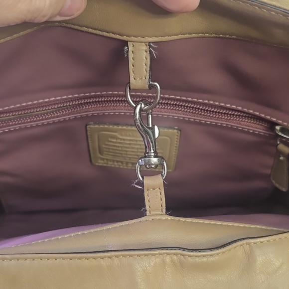 Coach Charlie Embossed Python Leather Tote. Model # F287239 - Picture 9 of 15